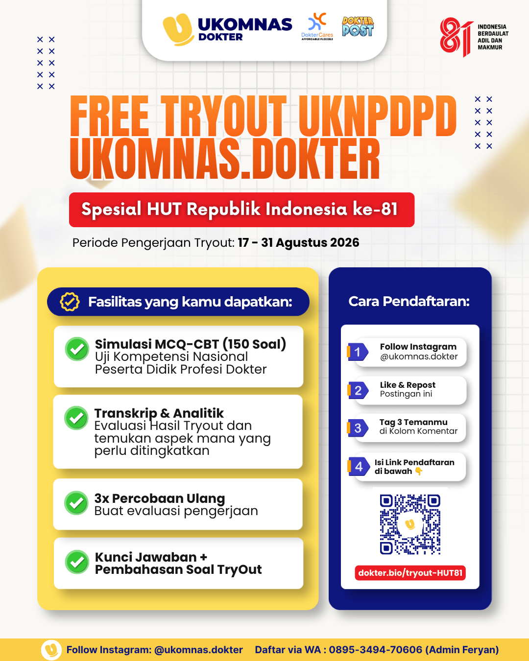 Tryout Gratis UKOMNAS